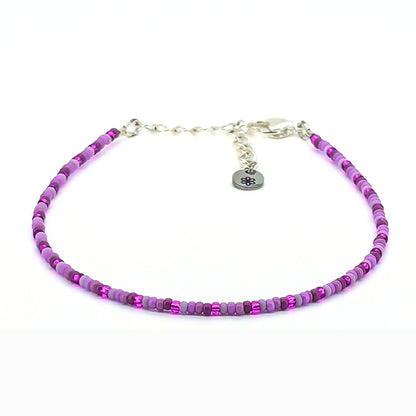 Anklet - Purple Ombre - creations by cherie