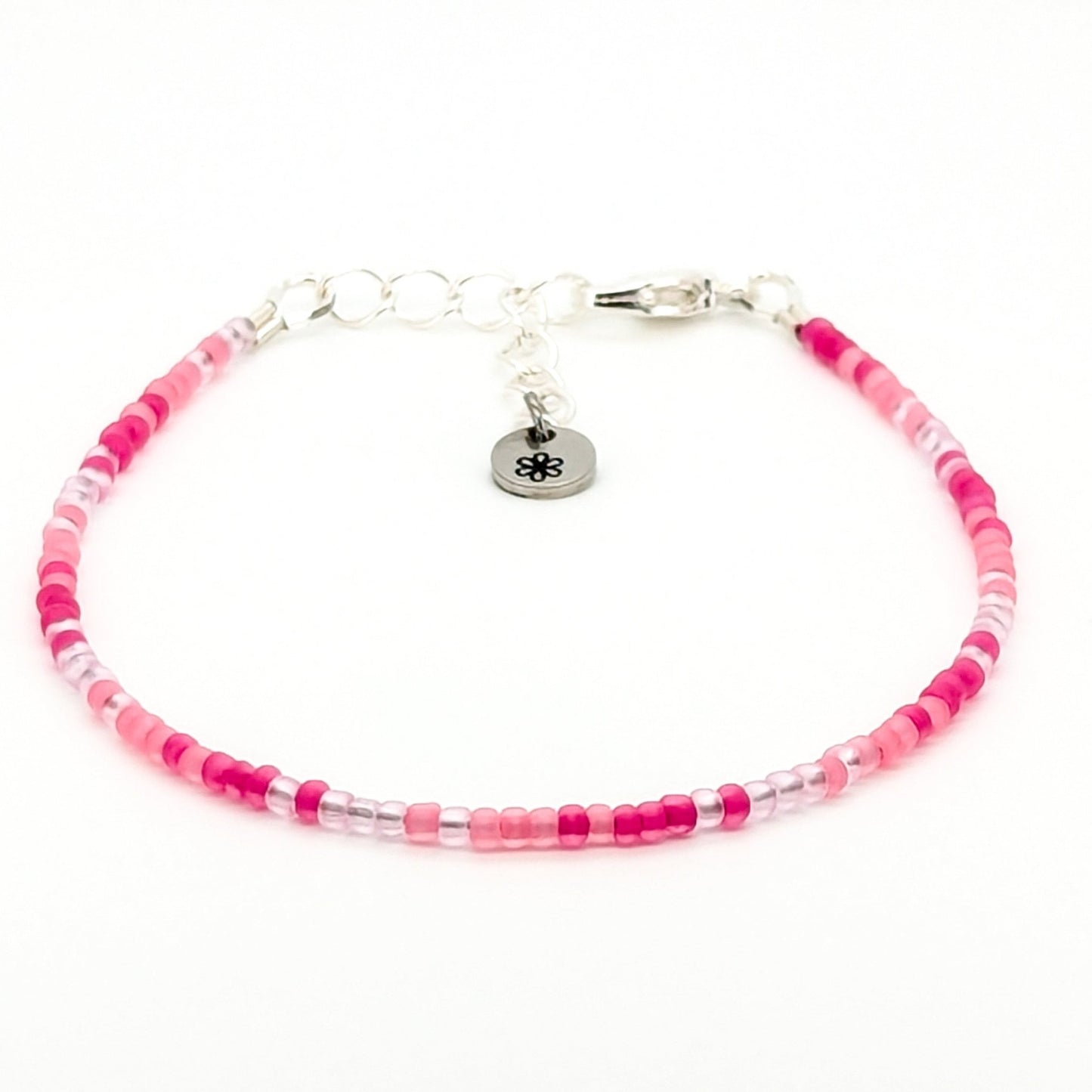 Dainty bracelet - pink ombre - creations by cherie