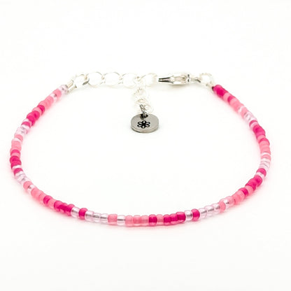 Dainty bracelet - pink ombre - creations by cherie