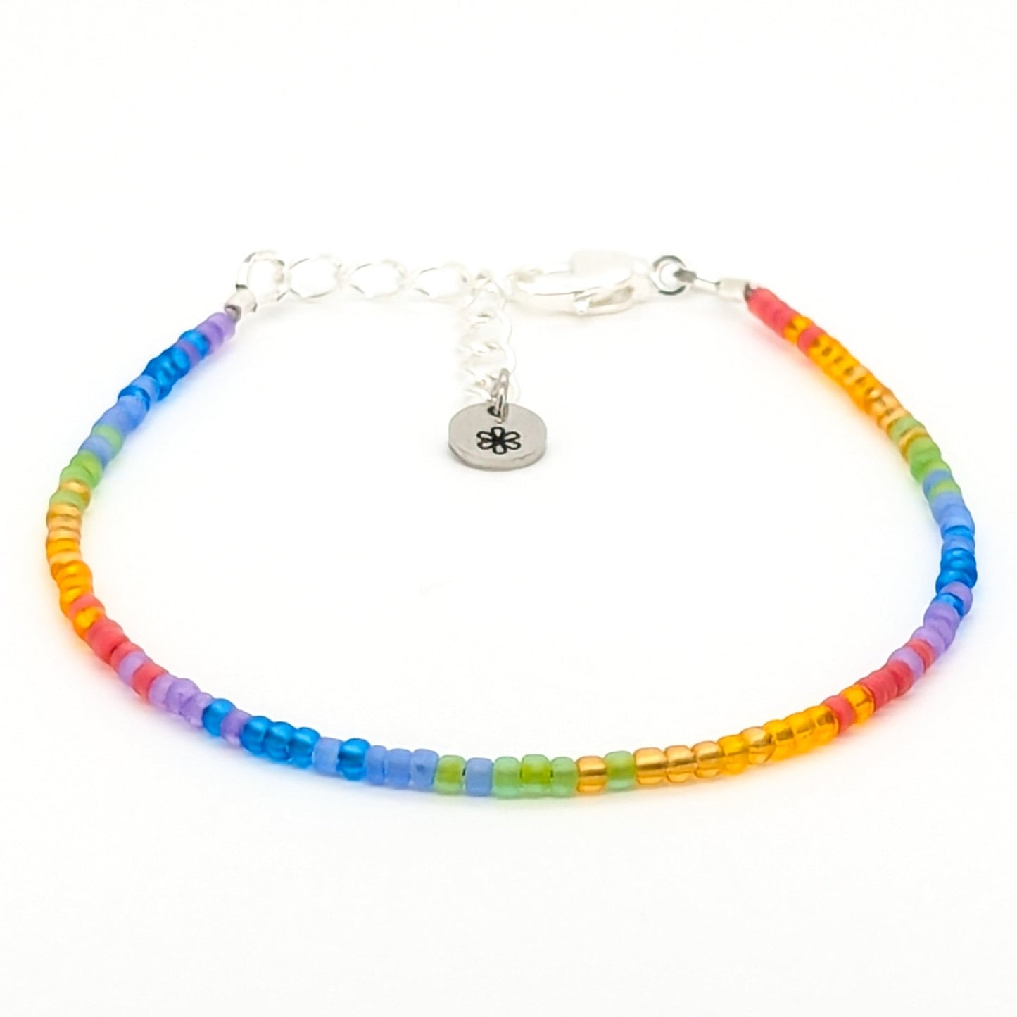 Dainty bracelet - rainbow ombre - creations by cherie